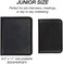 Samsill 70811 Professional Junior Padfolio/Business Portfolio, Mini 5 x 8 Writing Pad Included, Black