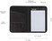 Samsill 70811 Professional Junior Padfolio/Business Portfolio, Mini 5 x 8 Writing Pad Included, Black