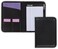 Samsill 70811 Professional Junior Padfolio/Business Portfolio, Mini 5 x 8 Writing Pad Included, Black