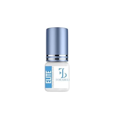 Forabeli Fastest Elite Eyelash Extension Glue 5 ml1 Sec Drying timeRetention 7 weeksProfessional UseIndividual Semi Permanent Eye Lash Extensions SuppliesBlack Adhesive