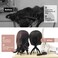 Dreamlover 3 Pack Short Wig Stands for Wigs, 14.2 Inches Portable Collapsible Wig Dryer, Durable Wig Holder, Travel Wig Stands (Black