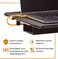 كابل TetherTools TetherPro USB-C إلى USB-C لتوصيل الطاقة، ونقل البيانات بسرعة، والاتصال بين الكاميرا والكمبيوتر، لون برتقالي عالي الوضوح، طوله 3 أقدام (0.9 متر).