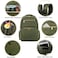 FISHER-PRICE BABY Baby Essentials Fisher-Price Signature Morgan Quilted Backpack Diaper Bag with Changing Pad, Stroller Clips, Laptop Compartment (Olive