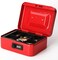 Decaller Cash Box with Combination Lock, Safe Metal Small Locking Box with Money Tray, 7 4/5" x 6 4/5" x 3 3/5" Small