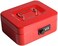 Decaller Cash Box with Combination Lock, Safe Metal Small Locking Box with Money Tray, 7 4/5" x 6 4/5" x 3 3/5" Small