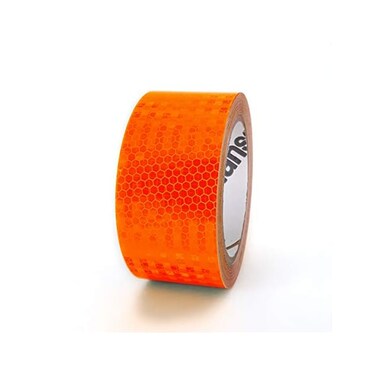 Alanson Products High Intensity Retro Reflective Tape (HXREF[1 Roll] 2" (50mmx 10 yds Orange