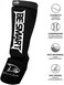 Be Smart Kids Shin Instep Pads MMA Leg Foot Guards Muay Thai Kick Boxing Guard Protector (Black, XXXS (3 to 8 Years