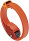 OTTOLOCK SteelKevlar Number Bicycle Lock 76 cm Lightweight, Compact, Safe, Durable, Ideal for Cyclists and Sports Equipment, Orange