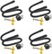YYST Sword Display Rack Sword Wall Mount Sword Wall Rack Sword Holder 4/PK &ndash; No Sword
