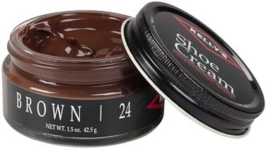Kelly's Shoe Cream - Professional Shoe Polish - 1.5 oz - Brown