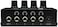 Mackie Hm Series, 4-Way Headphone Amplifier Mixer Accessory 1-Ch X 4 Headphones (Hm-4