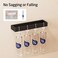 KES Hand Towel Holder Black Towel Ring 10 Inch Towel Holder Matte Black Modern Wall Mount SUS304 Stainless Steel, A23080-BK