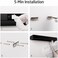 KES Hand Towel Holder Black Towel Ring 10 Inch Towel Holder Matte Black Modern Wall Mount SUS304 Stainless Steel, A23080-BK