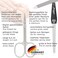 3 Swords Germany - brand quality 6 piece manicure pedicure grooming kit set for professional fingertoe nail care scissors clipper fashion leather case in gift box, Made in Solingen Germany (03706