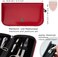 3 Swords Germany - brand quality 6 piece manicure pedicure grooming kit set for professional fingertoe nail care scissors clipper fashion leather case in gift box, Made in Solingen Germany (03706