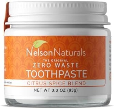 Nelson Naturals Citrus Spice Blend Fluoride Free Toothpaste 3.3 oz