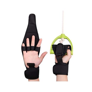 KIKIGOAL Finger Splint Brace Ability, Finger Gloves Brace Elderly Fist Stroke Hemiplegia Hand Training