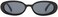 نظارات شمسية نسائية من Le Specs، موديل Outta Love، لون أسود، مقاس واحد