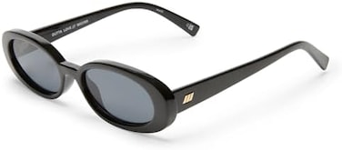 نظارات شمسية نسائية من Le Specs، موديل Outta Love، لون أسود، مقاس واحد