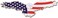 PinMart Patriotic Eagle Pin Soaring American EagleBronze, Gold or Nickel Plated Enamel Lapel Pin with Clutch Back for Coats, Suit Jackets, and Lanyards