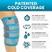 Vive Knee Ice Pack Wrap Cold Hot Gel Compression Brace Heat Support Strap For Arthritis Pain Tendonitis Acl Athletic Injury Osteoarthritis Running Iscus And Patella Surgery One Size Gray