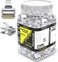Platinum Connector Cat6 passthrough rj45 100 PCS Jar, Gold Plated 3 Micron 3u for HIGH Speed Data Transmission (CAT6/100 PCS