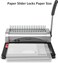 TIANSE Binding Machine, 21-Hole, 450 Sheet, Comb Binding Machine with Starter Kit 100 PCS 3/8' Comb Binding Spines, Comb Binding Machine Perfect for Daily Office Documents