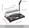TIANSE Binding Machine, 21-Hole, 450 Sheet, Comb Binding Machine with Starter Kit 100 PCS 3/8' Comb Binding Spines, Comb Binding Machine Perfect for Daily Office Documents