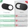 CloudValley Webcam Cover Slide[2-Pack], 0.023 Inch Ultra-Thin Metal Web Camera Cover for MacBook Pro, iMac, Laptop, PC, iPad Pro, iPhone 8/7/6 Plus, Protect Your Visual Prvacy [Black]