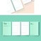 Motemote [] 10 Minutes Planner 100 DAYS Color Chip (Greenery/ Daily, Weekly Planner / 10"x7.8" / 136 Pages