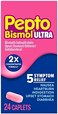 Pepto Bismol Ultra For Nausea Heartburn Indigestion Upset Stomach And Diarrhea Relief,24 Caplets
