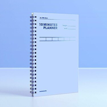 Motemote [MOTEMOTE] 10 Minutes Planner 100 Days Color Chip (Serenity/ Study Planner/Planner