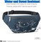 Entchin Fanny Pack for Women Men,Crossbody Belt Bag with 4-Zipper Pockets,Adjustable Waist Bag Pack,One of the Most Popular Travel Essential Gifts for Walking,Traveling,Cycling and Shopping, Blue,