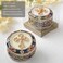 Fashioncraft Golden Cross Rosary Box - 2.75 Trinket Box for Rosary Beads, Keepsakes, Small Jewelry and Mementos