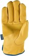 Wells Lamont unisex adult Men s Water Resistant Leather Work Gloves with Wrist Closure HydraHyde Technology Large Wells Lam, Saddletan, Large Pack of 1 US