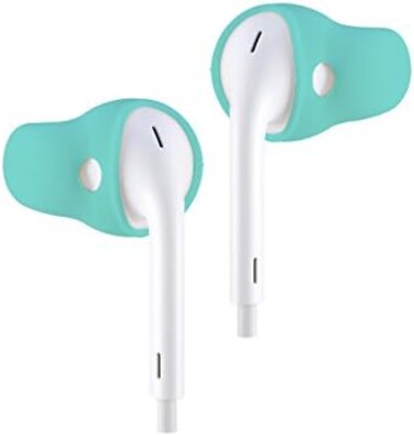 ACOUSDesign ACOUS Design Purest Earbuds Covers Anti-Slip Sport Covers Compatible with Apple EarPods and AirPods (Light Blue