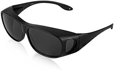 نظارات شمسية SunnyPro Fitover مزودة بغطاء عدسات مستقطبة، يمكن ارتداؤها فوق النظارات الطبية