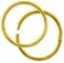 STUDEX Sensitive Gold Plated Silver 1/2" Smooth Hinged HoopHypoallergenic and Nickel Free for Sensitive EarsHoop Earrings for Adults-PR-852-S