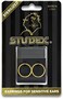 STUDEX Sensitive Gold Plated Silver 1/2" Smooth Hinged HoopHypoallergenic and Nickel Free for Sensitive EarsHoop Earrings for Adults-PR-852-S