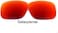 عدسات بديلة من GALAXYLENSE لنظارات Oakley Holbrook بألوان متعددة (أحمر، أحمر، أحمر، عادي)