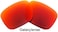 عدسات بديلة من GALAXYLENSE لنظارات Oakley Holbrook بألوان متعددة (أحمر، أحمر، أحمر، عادي)