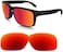 عدسات بديلة من GALAXYLENSE لنظارات Oakley Holbrook بألوان متعددة (أحمر، أحمر، أحمر، عادي)