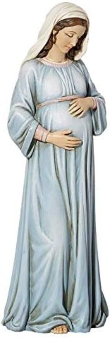 Avalon Gallery Mary Mother of God Resin Figurine Statue, 7 Inch