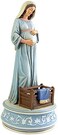 Avalon Gallery Mary Mother of God Resin Musical Figurine Statue, 9 1/4 Inch