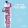 زجاجة O2COOL ArcticSqueeze المعزولة للرذاذ والرشفة سعة 20 أونصة.