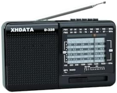 XHDATA XHDATA D-328 Portable Radio FM AM SW Band Media Speaker MP3 Player Support TF Card (D-328