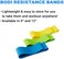 Beachbody Resistance Bands for Booty and Thigh Workouts, Unisex Strength Workout Exercise Loops for WomenMen, Light, MediumHeavy Resistance Levels, 9 Inch, 3 Pack