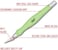 سكين Excel Blades Fit Grip من Excel Blade - سكين حاد للغاية بشفرة فولاذية كربونية ذات حافة مائلة ومقبض مطاطي مريح - أداة قطع خفيفة الوزن للقطع والتشذيب الدقيق - أخضر