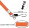 YOUOWO Lanyard Neck Office Nylon Woven Lanyards for id Holder 10 Colors Straps ID Badges Holders Key Kids ID Name Badge,Keys,Cell Phone USB Stick Whistles Grey Purple,Black Blue Green Orange Lanyard S
