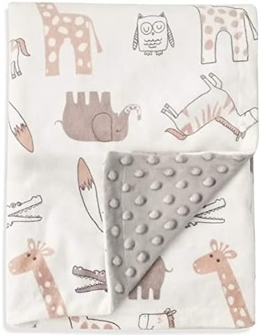 BORITAR Baby Blanket 30 x 40 Inch Brown YT002H